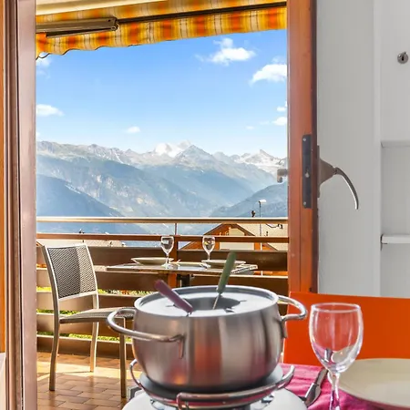 Escapade Romantique Avec Vue, Balcon Et Parking * 크란스몬타나